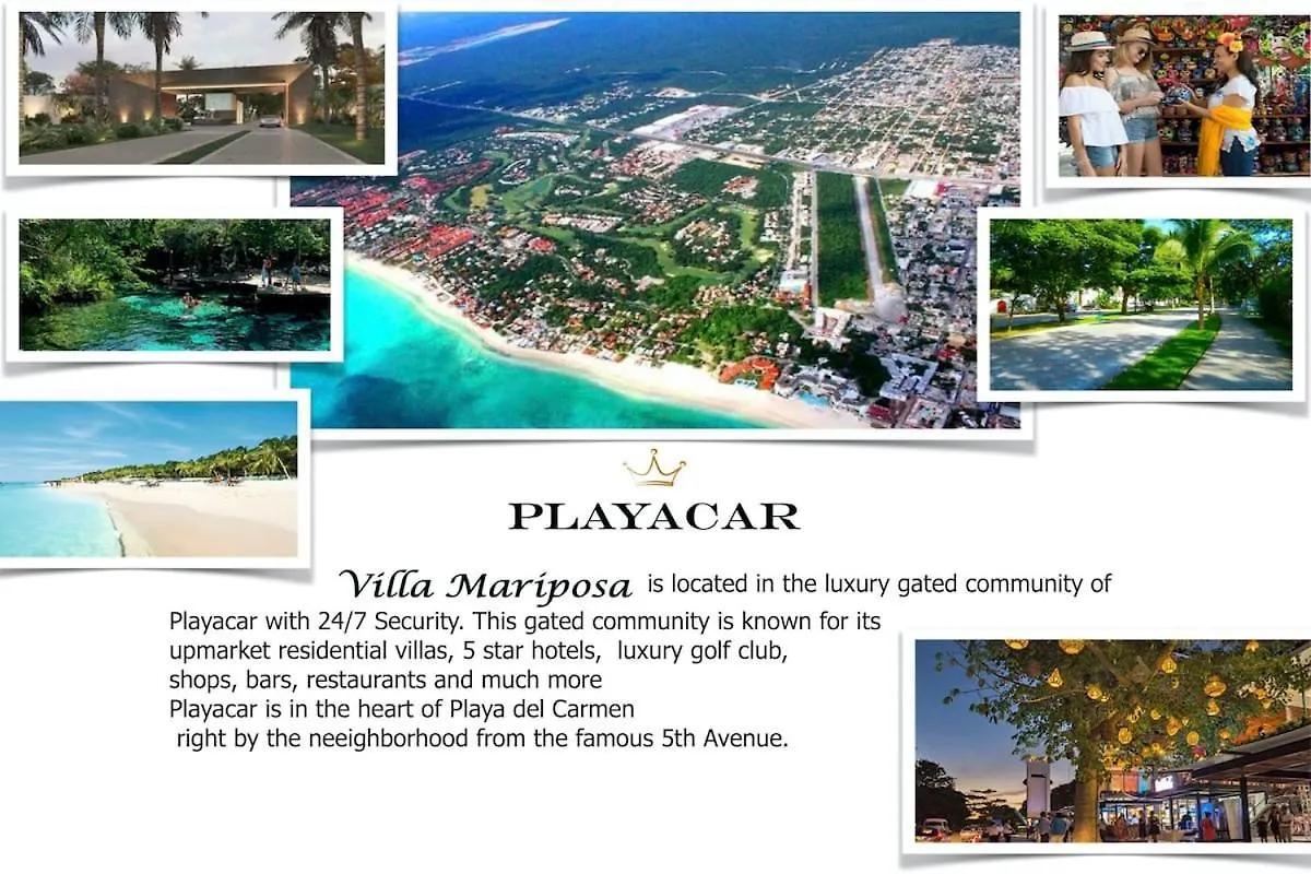 Villa Mariposa With Private Pool Jacuzzi Und Incl Services Playa del Carmen 0*,